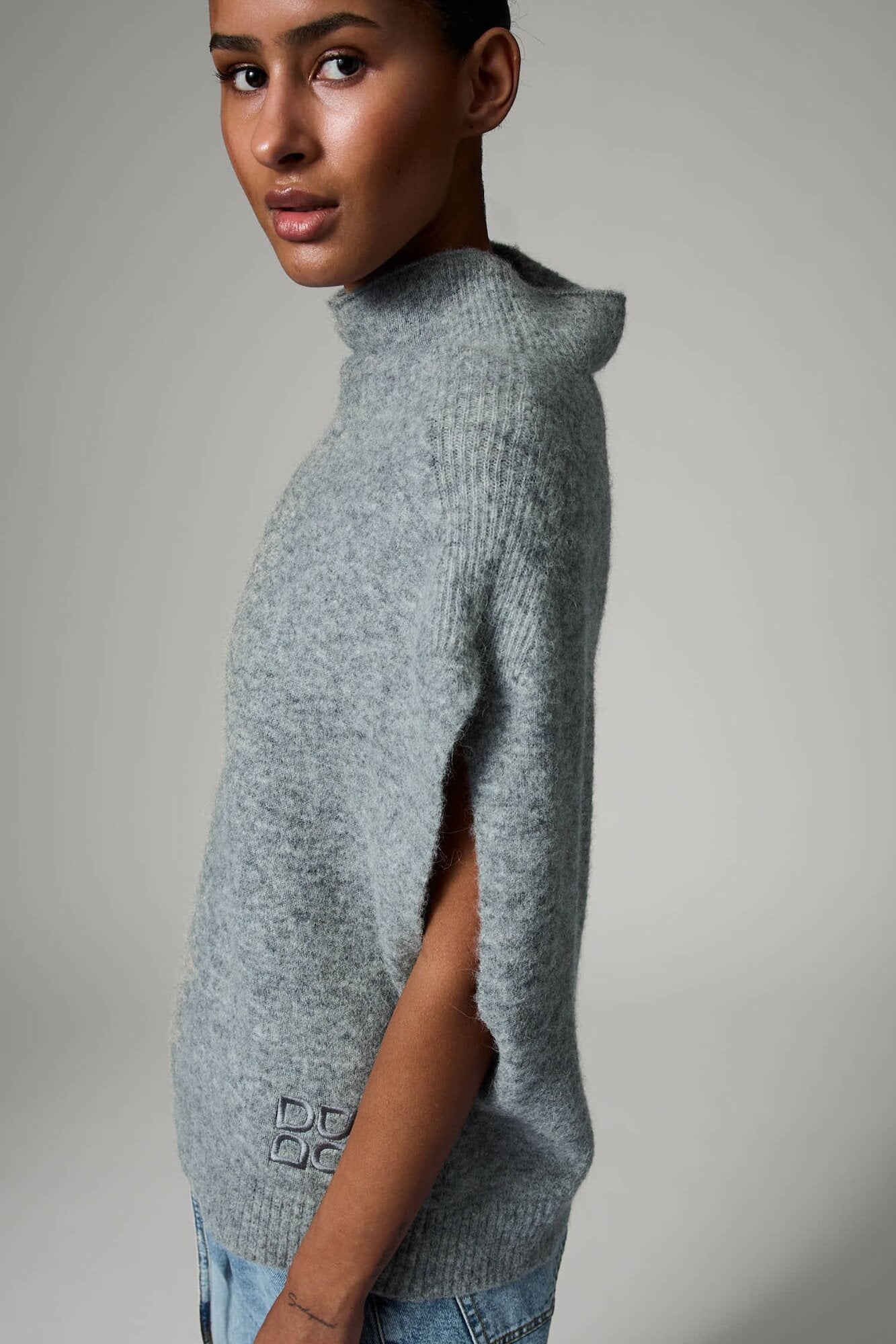 Cozy Days Frodie strikvest - 500056 Grey Melange